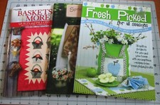 Lot of 3 Quilt patterns books quilts pillow basket and more sew for all season