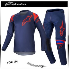 COMPLETO CROSS BAMBINO ALPINESTARS RACER NARIN NIGHT NAVY HOT ORANGE
