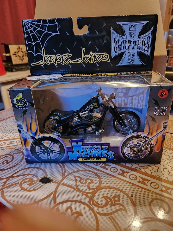 BICICLETA WEST COAST CHOPPERS JESSE JAMES CHERRY CFL 1/18 1:18 difícil de encontrar rara Foto 4 de 4