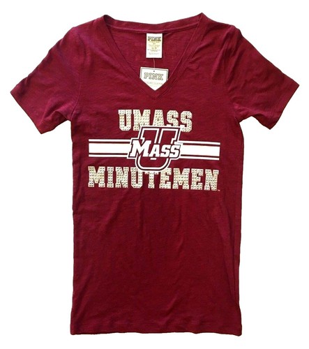 Sweat-Shirt UMASS Victoria's Secret Rose Bling - Université Du Massachusetts - Neuf Avec Étiquette