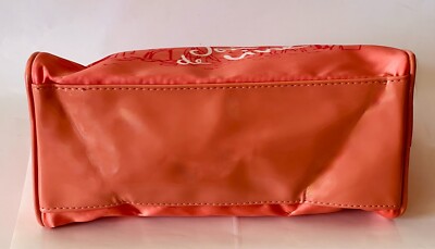 Lancome Orange Joie de Live Zipper Cosmetic Makeup Travel Bag LM11