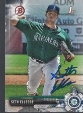St Louis Cardinals SETH ELLEDGE Signed 2017 Bowman Card