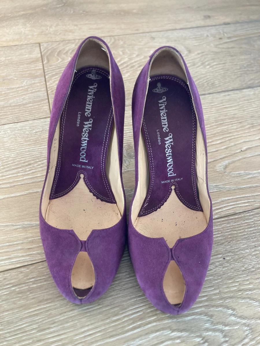 Purple vivienne cheap westwood shoes