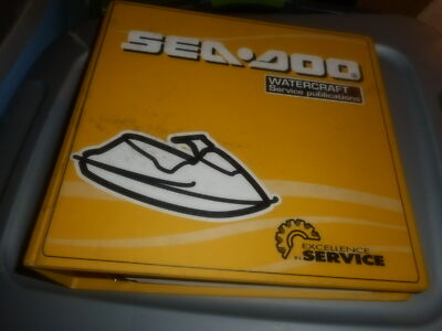 Sea Doo RX RX DI GTX DI 2000 One Day Book & Repair Shop Manual , Binder
