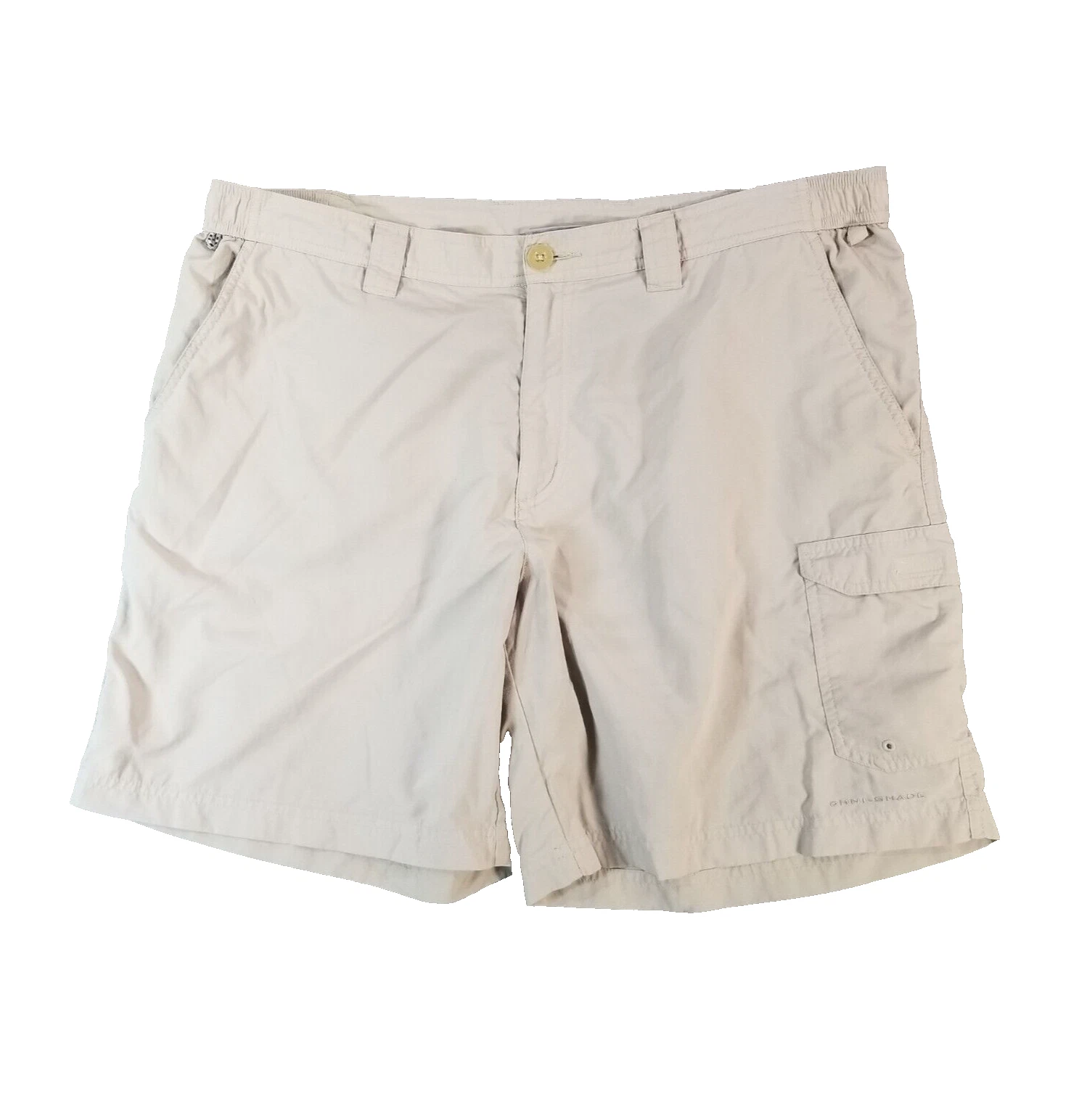 Columbia PFG shorts mens 38x8 beige comfort waist Dri-Fit outdoor fishing hiking