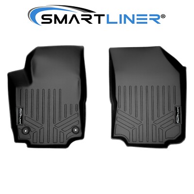 SMARTLINER Custom Fit Floor Mats 1st Row Liner Set 2018-2024 Chevrolet Equinox