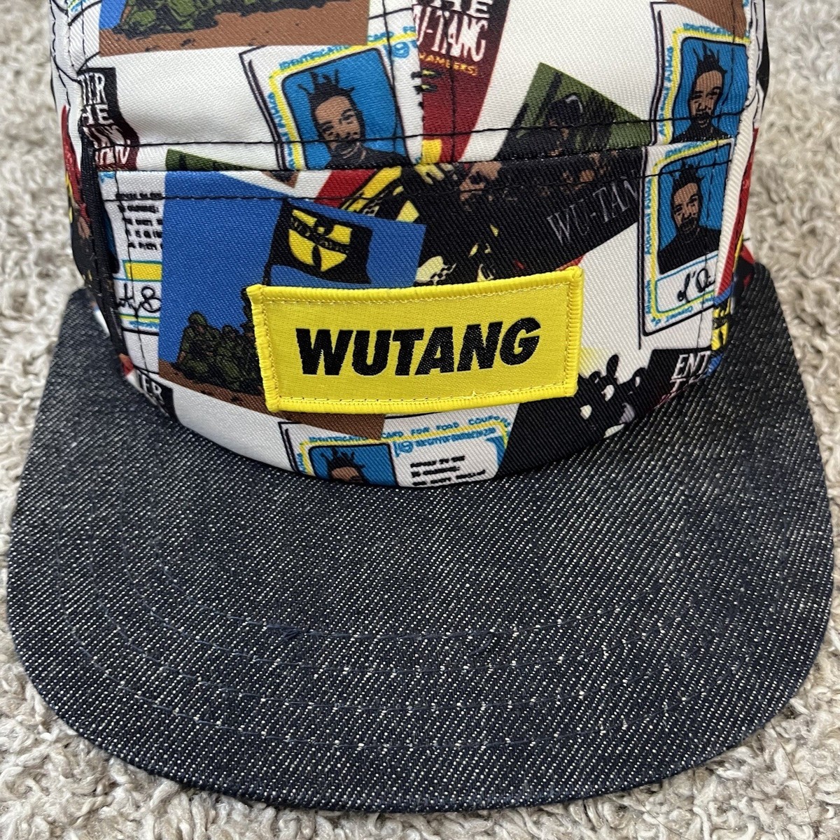 ?Wu-Tang 5 Panel Hat Discography Rare WuTang Cap Rza Gza | eBay display picture 3