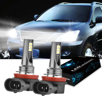 Super Bright H11 LED Headlight Conversion Kit Low Beam Bulb 6000K Xenon White 2X
