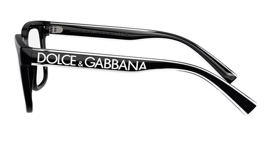 New DOLCE & GABBANA Eyeglasses DG 5101 501 52-18 145 Black Frames w ...