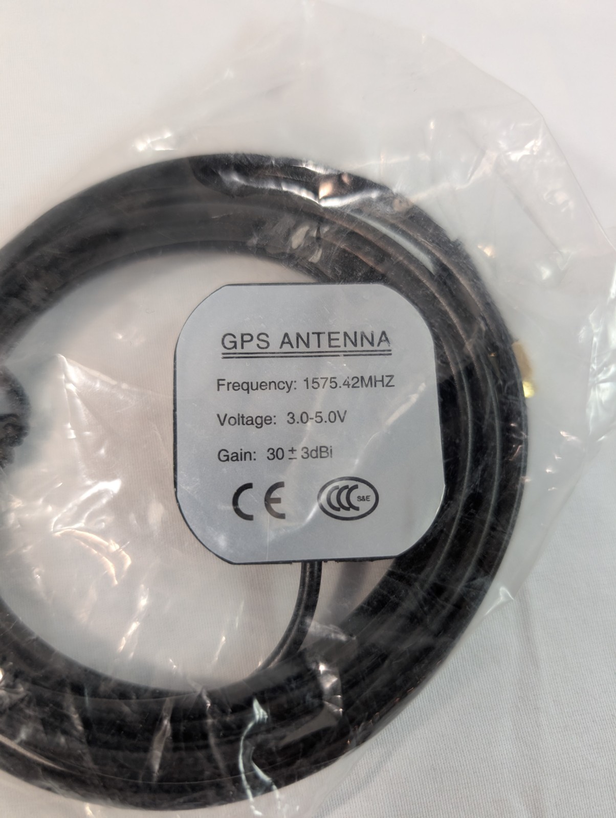 Bingfu Car GPS Antenna SMA Male Waterproof Active GPS Navigation Antenna