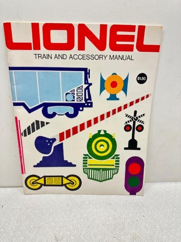 LIONEL ORIGINAL  1971 TRAIN AND ACCESSORY O GAUGE MODEL TRAIN MANUAL BOOK