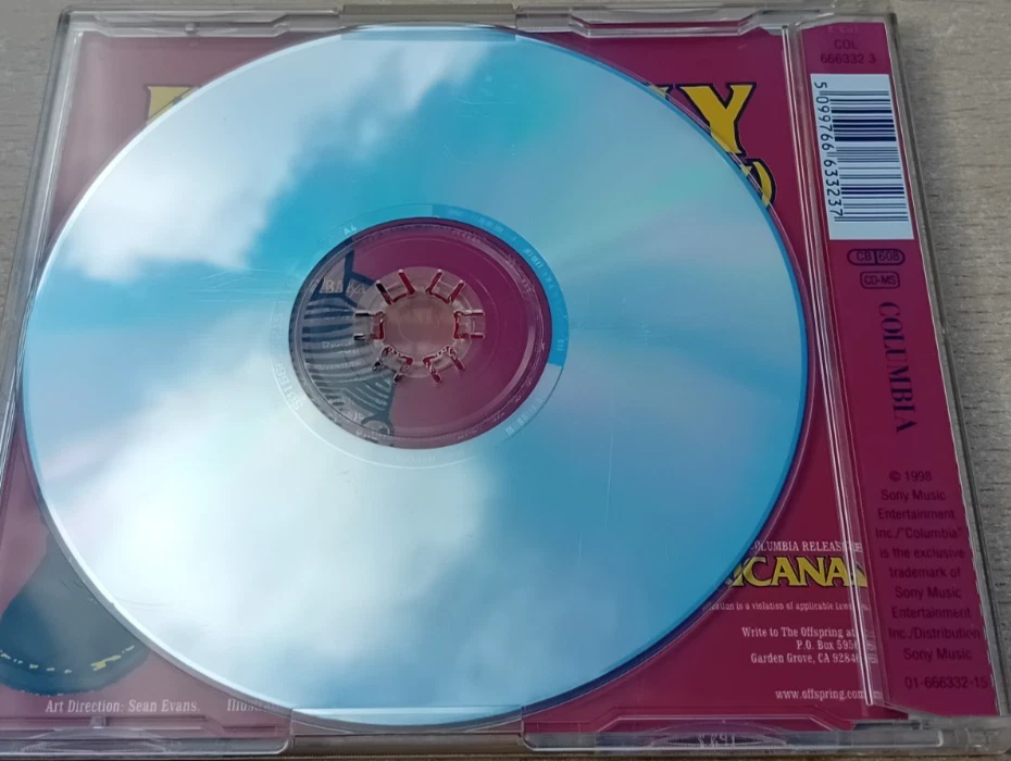 THE OFFSPRING - PRETTY FLY - CD-Maxi Single / Sony Columbia 1998, COL 666332 3 - Bild 3 von 3