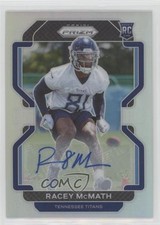 2021 Panini Prizm Rookie Silver Prizm Auto Racey McMath #409 Auto 0g27