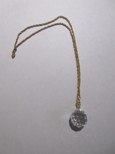 Vintage Sun Brilliance Crystal Necklace