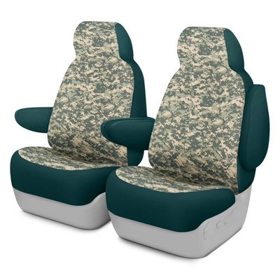 For Chevy C1500 Suburban 92-94 Camo 1st Row Digital Green Custom Seat Covers