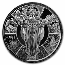 2024 Samoa 1 oz Silver Jesus The Creator BU 97.32 per troy oz