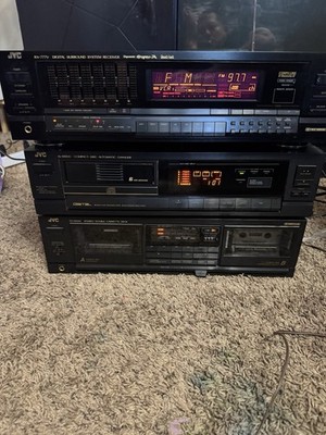 JVC RX-777V Digital Surround System Receiver JVC Xl-m300 Compact Disc Jvc Tdw444