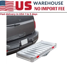 Elevate Outdoor Aluminum Hitch Cargo Carrier Tray Class III/IV 550 lb Capacity