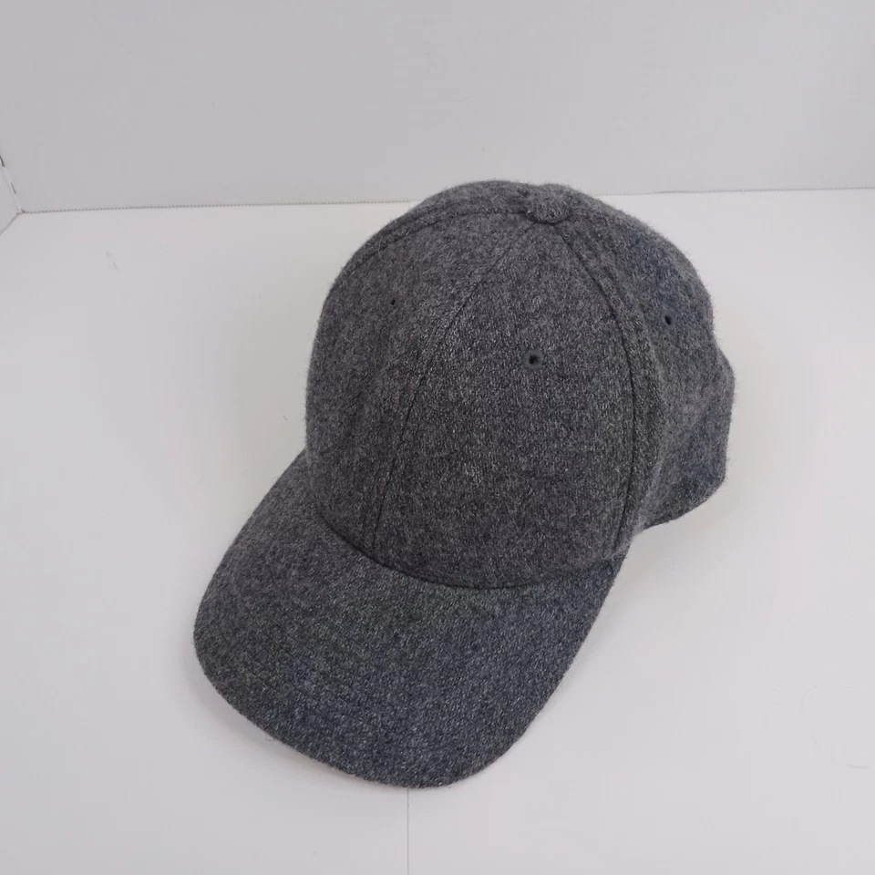 Gorra gris carbón en blanco para adultos sin logotipos lisa top of the World ajustada gorra 7 1/4 Foto 3 de 4