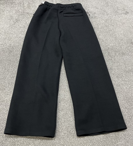 Nike Tech Wide-Leg Fleece Pants - Black/Black - HJ0695 010 - RRP: £119.99 - (S) - Picture 9 of 11