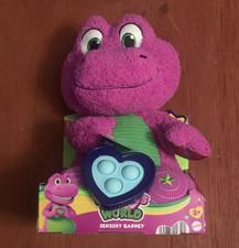 Fisher-Price Barney s World Sensory Barney Plush Dinosaur Purple/Green 2 HYG89