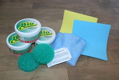 Bio Cleaner SUPER SIZE | *NEW* x3 All Natural Multi Purpose Cleaner Sponge Cloth