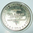 1981 U.S. Assay  1 troy oz. .999 Fine Silver Round Strategic Stockpile Eagle
