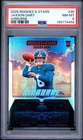 Jaxson Dart PSA 8 2025 Panini Rookies & Stars Rookie Airborne #30 Giants