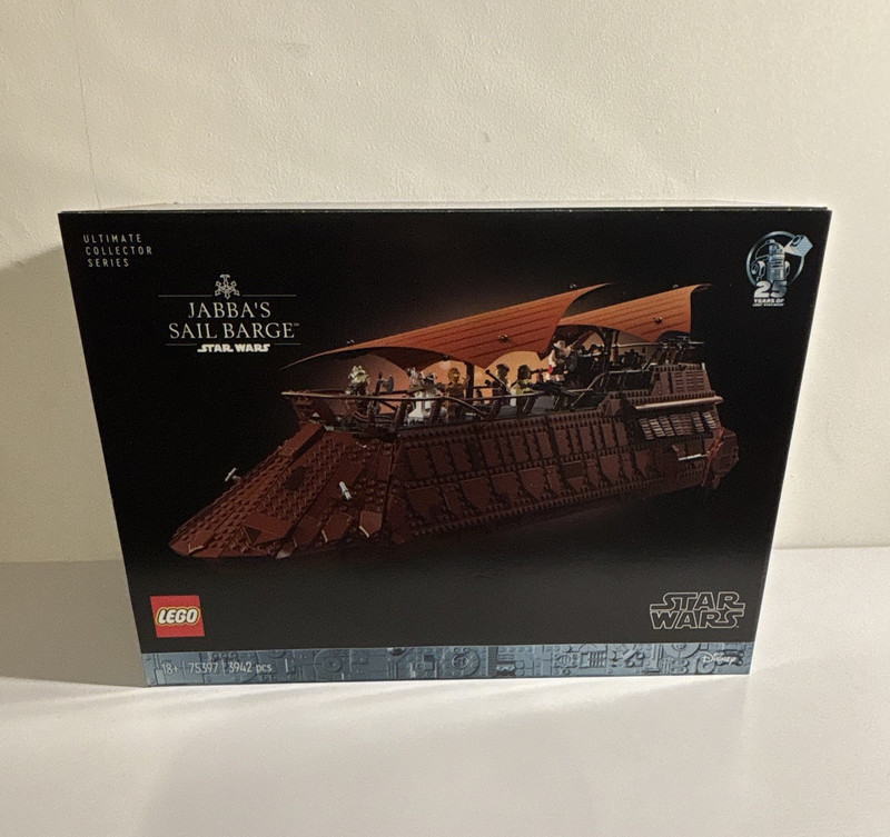 BRAND NEW AND SEALED/LEGO Star Wars UCS jabba’s sail barge and sarlacc pit sets.