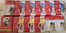 Canon Photo Paper Plus Glossy/Matte 4x6 120/100/50 Sheets Lot of 12 New Sealed