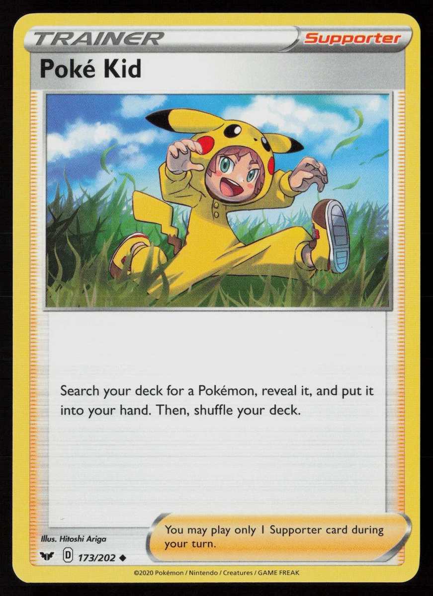 Poké Kid 173/202 Swsh01: Sword & Shield for sale | eBay