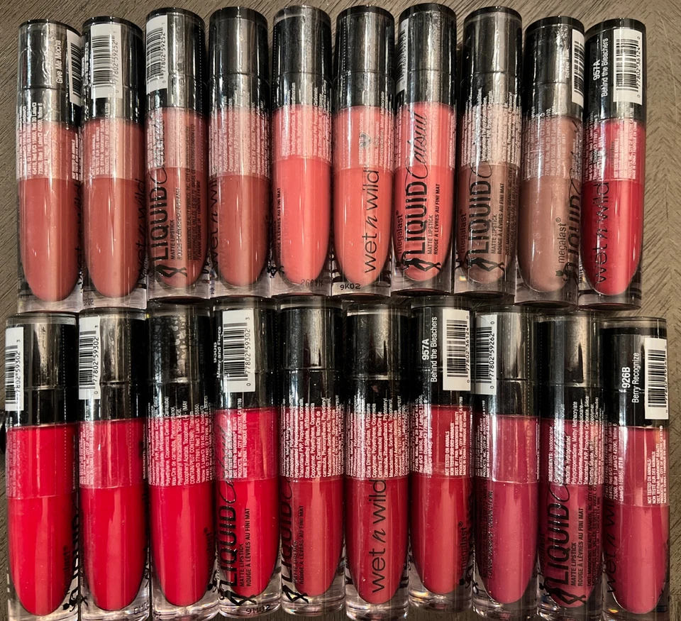 Lot of 20~Wet n Wild Megalast Catsuit Matte Liquid Lipstick~Mixed Shades~New - Image 2 of 4