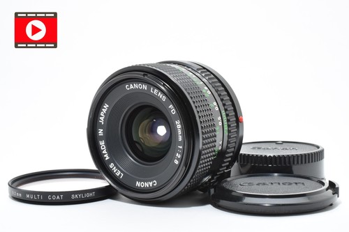 [MINT w/Filter] Canon New FD NFD 28mm f/2.8 Wide Angle Lens FD Mount From JAPAN