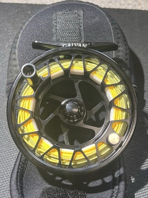 Galvan Brookie 4/5 Fly Reel With Rio Gold WF-4-F Line and backing