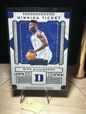 2020 Panini Contenders Draft Picks #1 Zion Williamson Winning Tickets Duke (A)