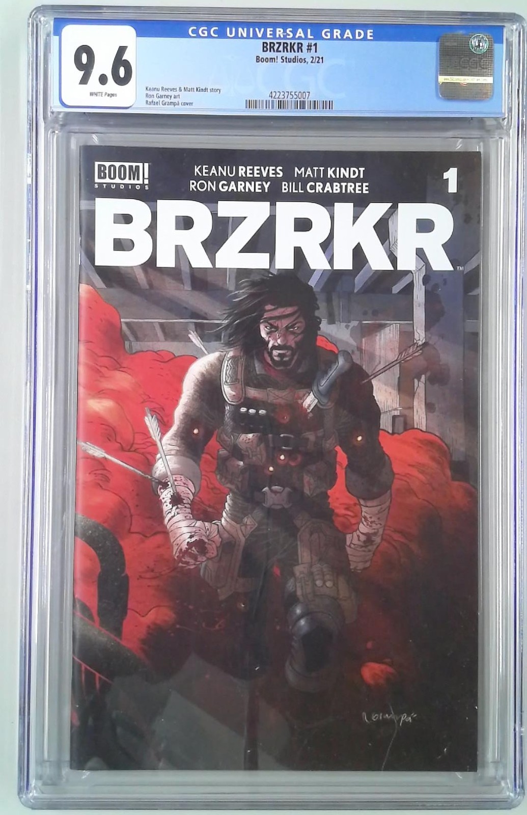 アメコミリーフ BRZRKR #1 CGC 9.8 CBB Auctions