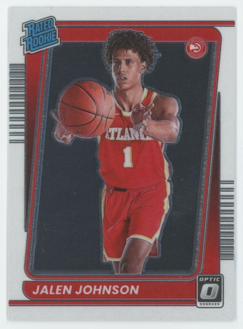 2021-22 Donruss Optic Jalen Johnson Rookie Atlanta Hawks #181 C35