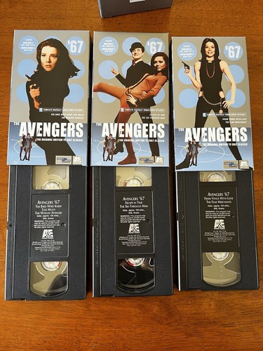 The Avengers British TV Series - '67 Volumes 1 & 2 VHS Lot 1967 2 - 3 Tape Sets - Bild 5 von 7