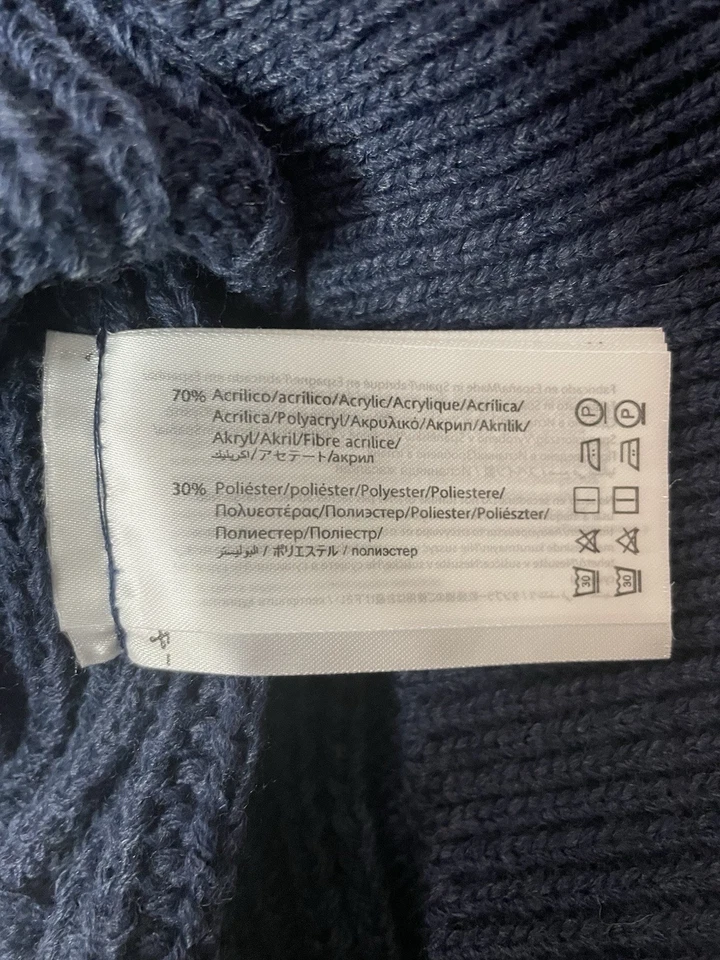 Chaleco Suéter Mayoral Niñas Azul Marino Tejido con Cable con Lazos Laterales Talla Niñas 14 157 cm Foto 4 de 4