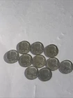 “WOW Nice Lot Of (10) 40% “Silver”Kennedy Half Dollars  1966-1969”