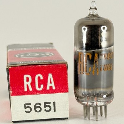 (1) Tested RCA 5651 Tube with Box Date Code 6230 Voltage Regulator Tube