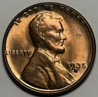 1935-S Lincoln Wheat Cent — Uncirculated MS Red 🔥 Exact Coin