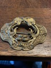 VINTAGE ART NOUVEAU BRASS PIN VERY DECORATIVE GOOD SIZE VVG — photo 1