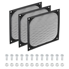 3Pack 120mm Computer Fan Filter Grill Stainless Steel Mesh Dustproof Case Cover