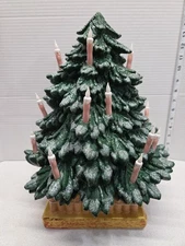 John Derian At Target Lighted 14" Christmas Tree with Candles Blow Mold 2025