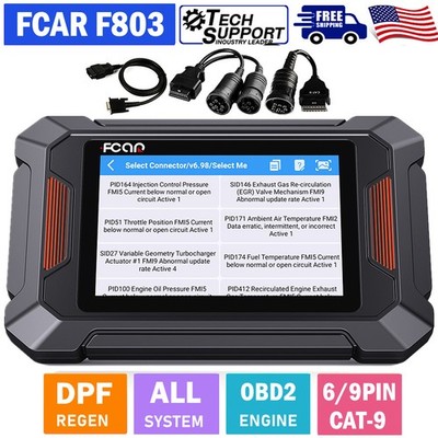 FCAR F803 Diesel Heavy Duty Truck OBD2 Diagnostic Scanner DPF Regen Code Reader