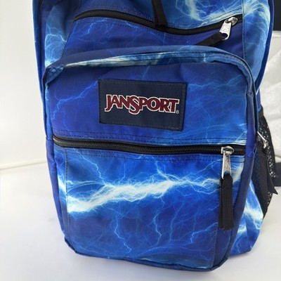 JanSport Big Student 17.5'' Backpack Blue Lightning Laptop Bag College Pockets
