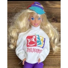 Barbie Doll F.A.O Schwarz NY Fifth Avenue Vintage Made In Malaysia 1966 Mattel