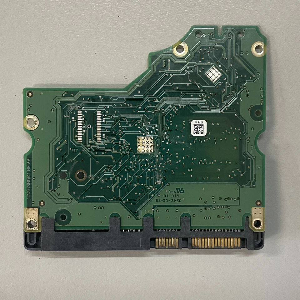 Seagate ST31000528AS 3.5" 1 TB SATA HDD PCB Board 100536501 REV A FW CC38 - Image 3 of 4