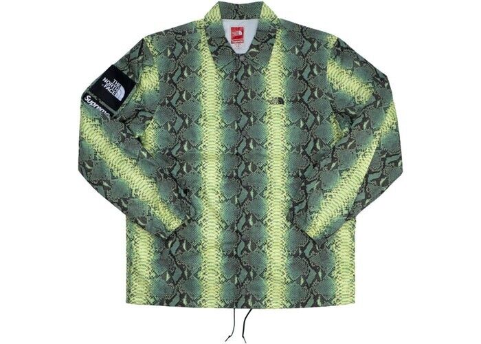New Supreme X North Face Snakeskin Coaches Jacket Green Size New Supreme X North Face Snakeskin Coaches Jacket Green Size